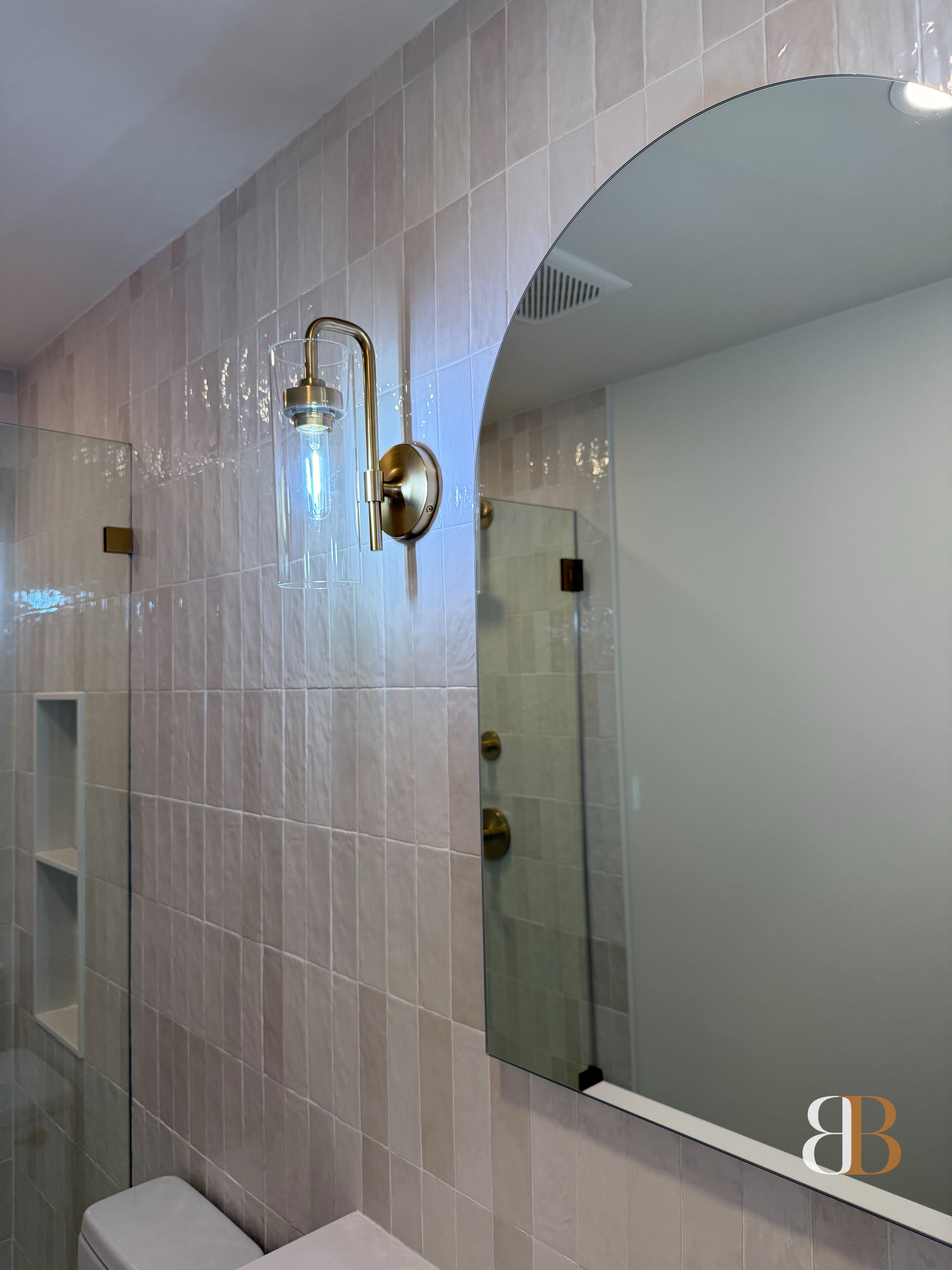 Transitional bathroom remodel in Ambler by B&B Associates Creations — photo 3
